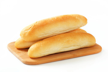 White bread rolls