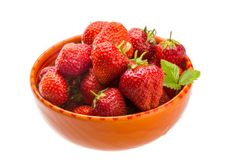 Strawberry in the bowl