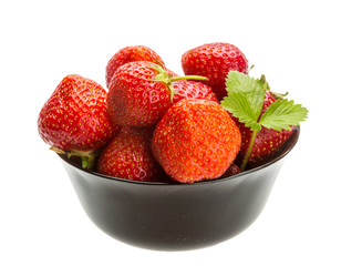 Strawberry in the bowl