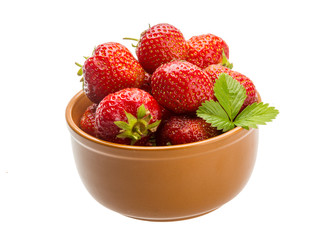 Strawberry in the bowl