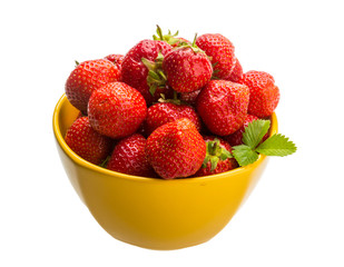 Strawberry in the bowl