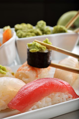 sushi primo piano
