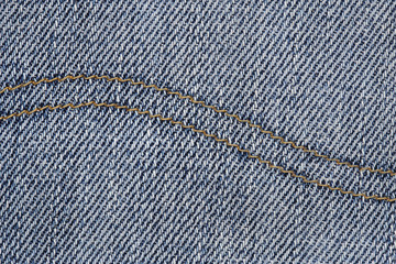 blue jean texture with stitches