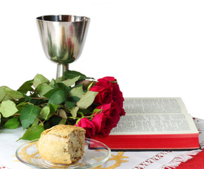 Lord supper with roses