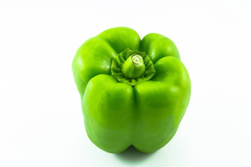 green capsicum isolated