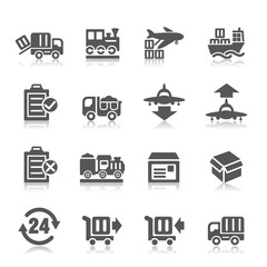 Logistics and Transport Icons