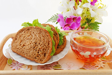 おいしそうなサンドイッチ