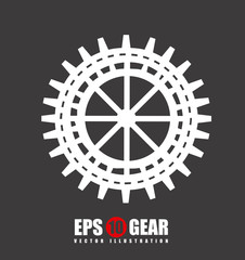 Obraz premium gears design