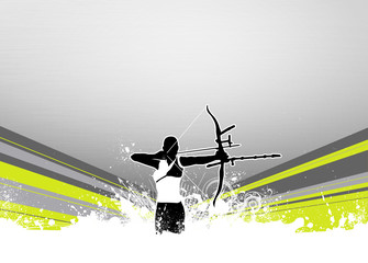 Fototapeta premium Archery background