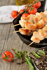 Chicken skewers