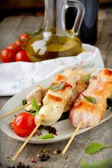 Chicken skewers