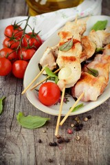 Chicken skewers