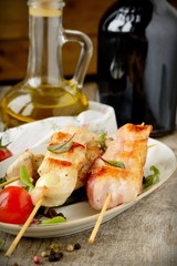 Chicken skewers