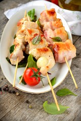 Chicken skewers