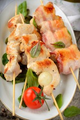 Chicken skewers