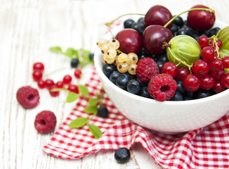 Assorted fresh berries