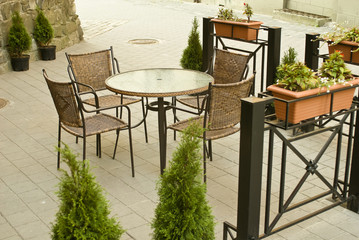 outdoor cafe