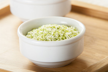 Unsweetened Coconut Flakes close up