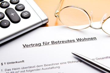 Vertrag Betreutes Wohnen