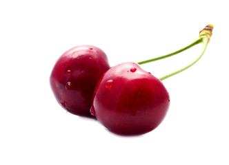 The Couple of Sweet Ripe Cherries