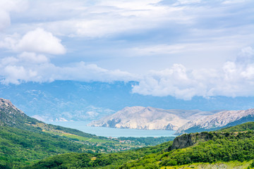 Fototapeta na wymiar Green valley in Croatia