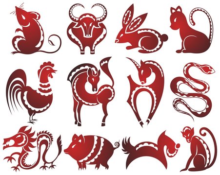 12 Chinese zodiac signs