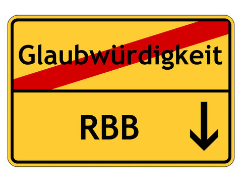 Glaubw&uuml;rdigkeit des RBB