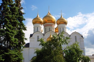 Assumption Church in Yaroslavl, Russia.