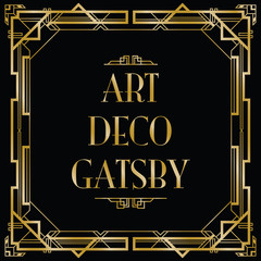 gatsby art deco background