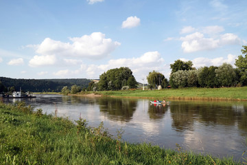 An der Weser bei Polle