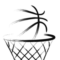 Obraz premium Basketball, vector