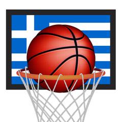 Fototapeta na wymiar Greeks basket ball, vector