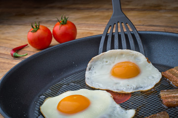 fried eggs