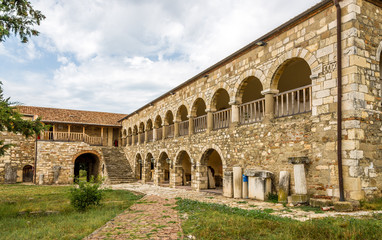 Fototapeta na wymiar Monastery Pojan of Saint Mary in Apollonia.