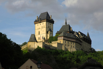 Fototapeta na wymiar Castle Karlstejn in Czech Republic