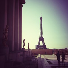 Fototapeta na wymiar Paris, the Eiffel Tower