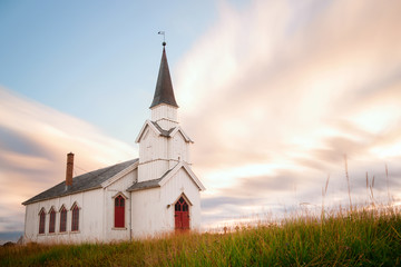 Kirche Nesseby in Norwegen
