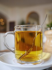 black tea glass restaurant