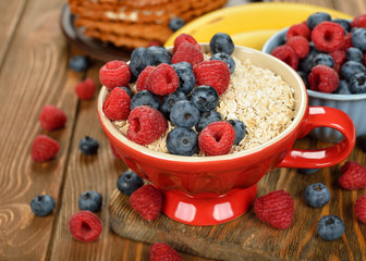 Muesli with berries