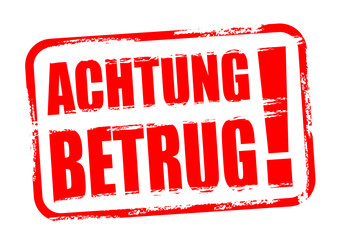 Achtung Betrug