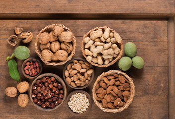 different kinds of nuts