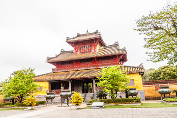 Fototapeta premium Vietnam temple at Hue, Vietnam