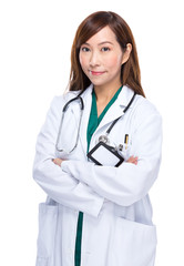 Fototapeta premium Mature female doctor