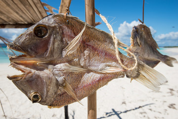 Nosy Iranja, the ancient work of the fishermen on the island