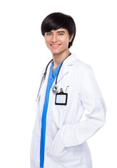 Asian young medical doctor portrait