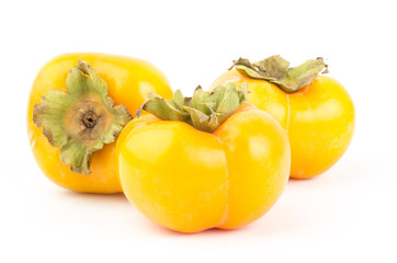 Fototapeta na wymiar Fresh persimmon fruit