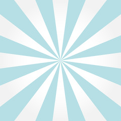 White & blue sunburst style abstract background