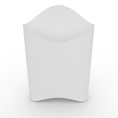 Empty box on a white background