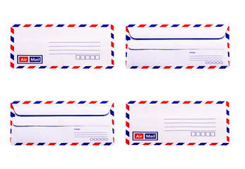 White and simple vintage Envelope