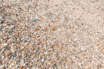 Sea stones background.